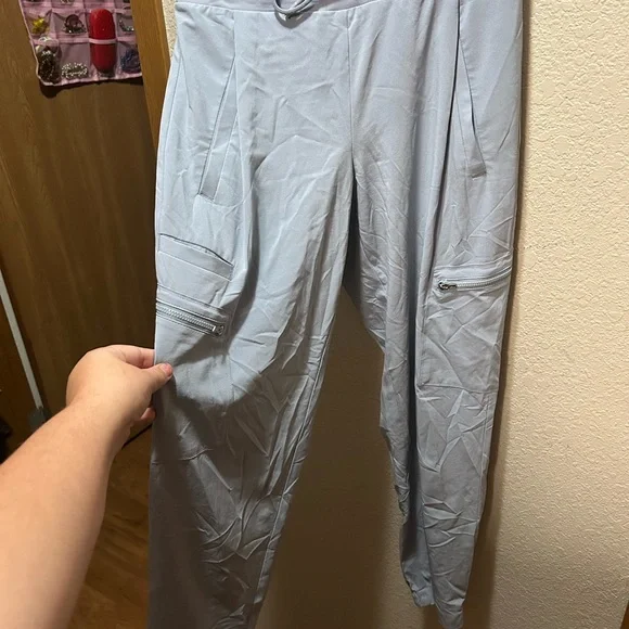 Athleta Soft Periwinkle Activewear Pants - Picture 2 of 7